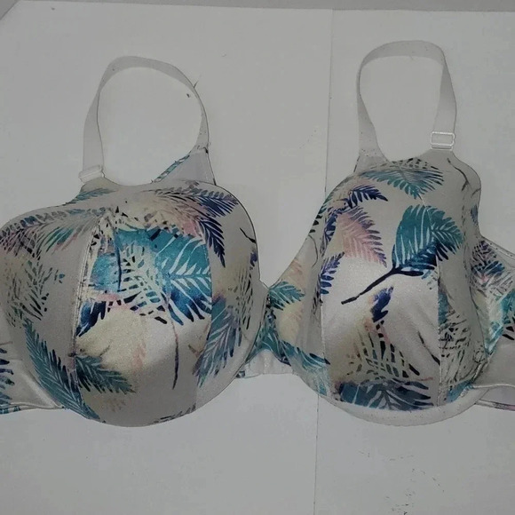 Cacique Lightly Lined Full Coverage Back Smoothing Bra Size 44DD - Picture 1 of 16